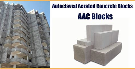 autoclaved cellular concrete blocks